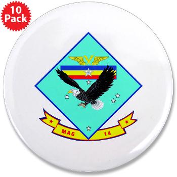 MAG14 - M01 - 01 - Marine Aircraft Group 14 (MAG-14) - 3.5" Button (10 pack) - Click Image to Close